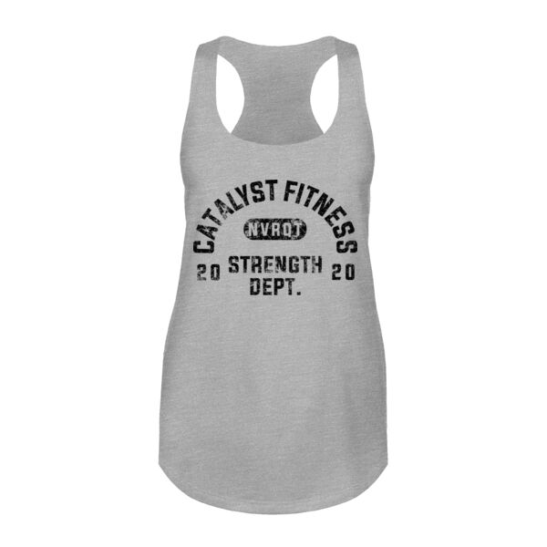 PHYS ED NVRQT - WOMEN'S FITTED TANK - $6LA43L$ Thumbnail
