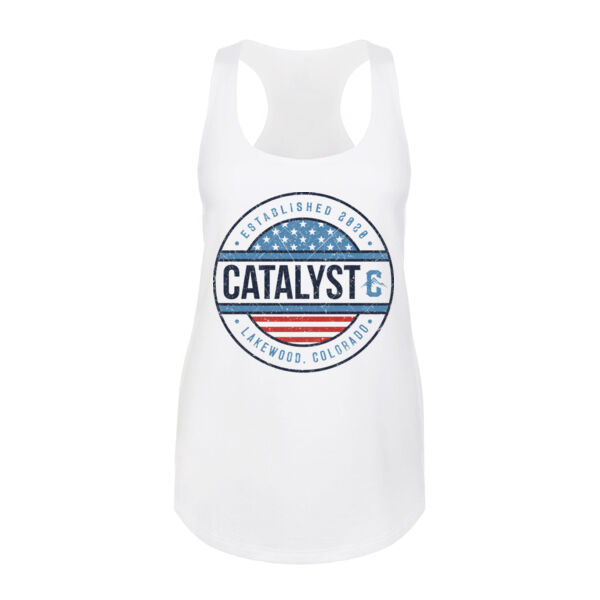 PATRIOT CIRCLE - WOMEN'S FITTED TANK TOP Thumbnail