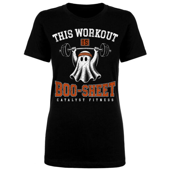 BOO-SHEET - WOMEN'S FITTED T-SHIRT Thumbnail