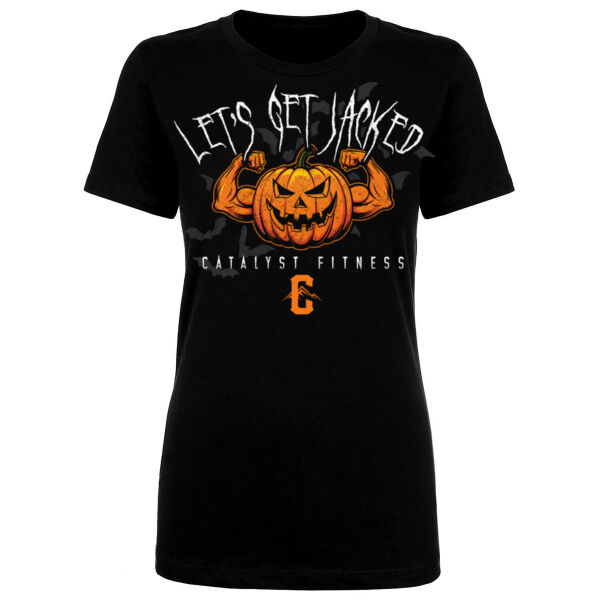 LET'S GET JACKED - WOMEN'S FITTED T-SHIRT Thumbnail
